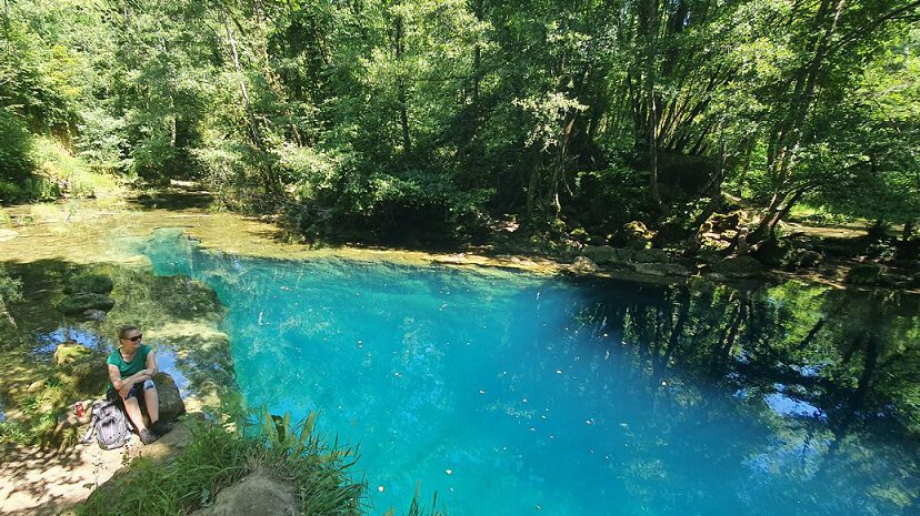 Verborgen paradijs bij de rivier de Cuisance in de Jura