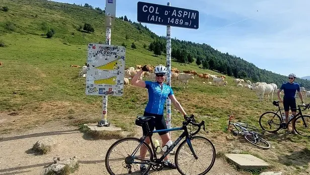 Wielrennen in de Pyreneeën tijdens de fietsvakantie, beklim de Tour de France cols